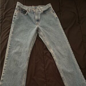 George Men's Straight Blue Jeans